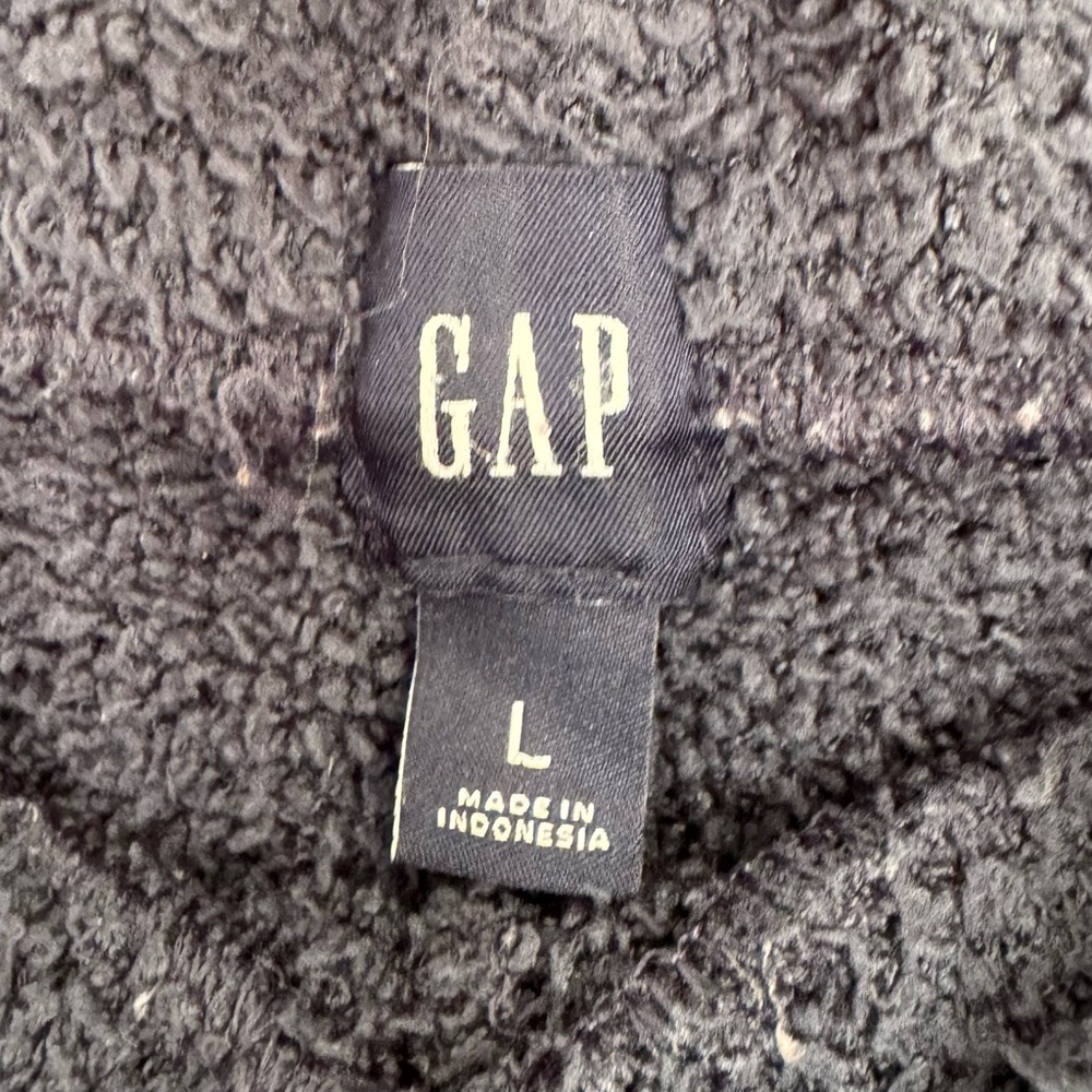 Gap Navy Blue Cozy Teddy Pajama Lounge Set Size Large - Picture 5 of 7